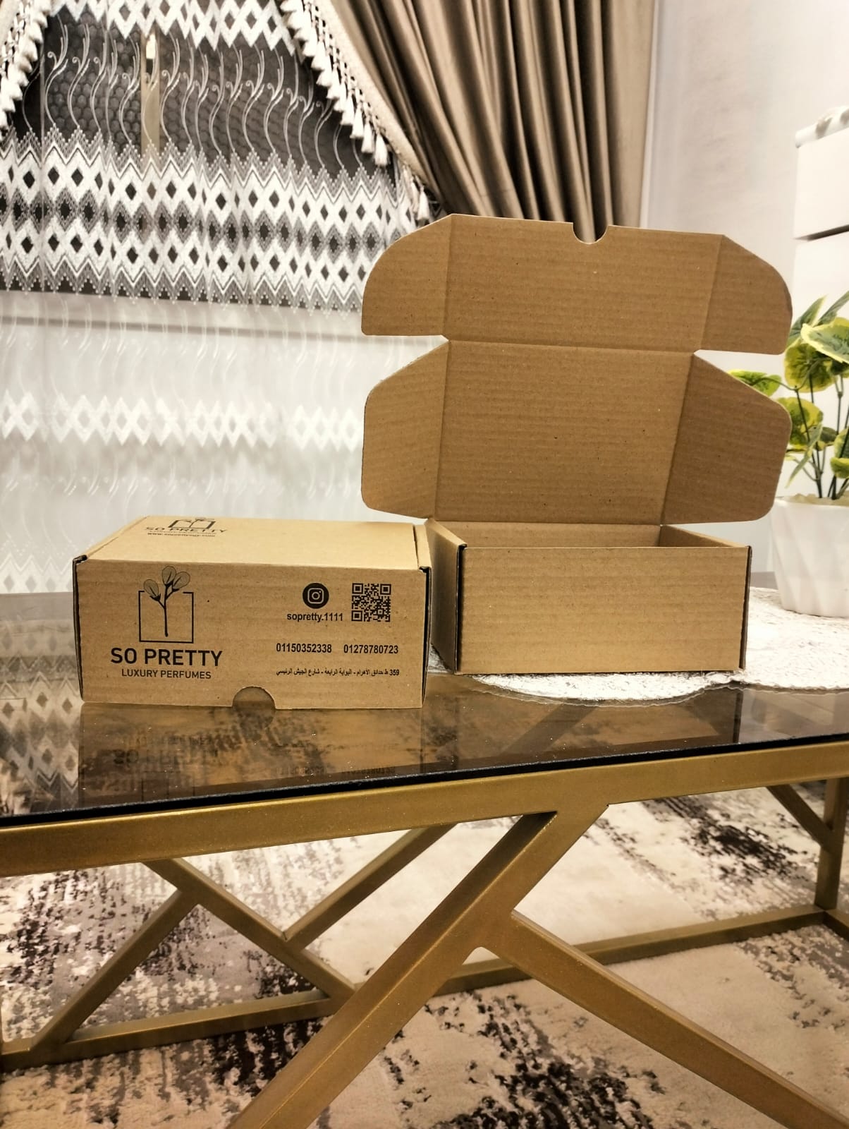 بوكس شحن عطور فاخر - نظام تقفيل ذاتي (Self-Locking) - حماية وتصميم عصري