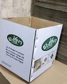 صناديق كرتون تعبئة ويكا البامية (إنتاج سوداني) – حماية فائقة للمحاصيل المجففة – متانة تصديرية