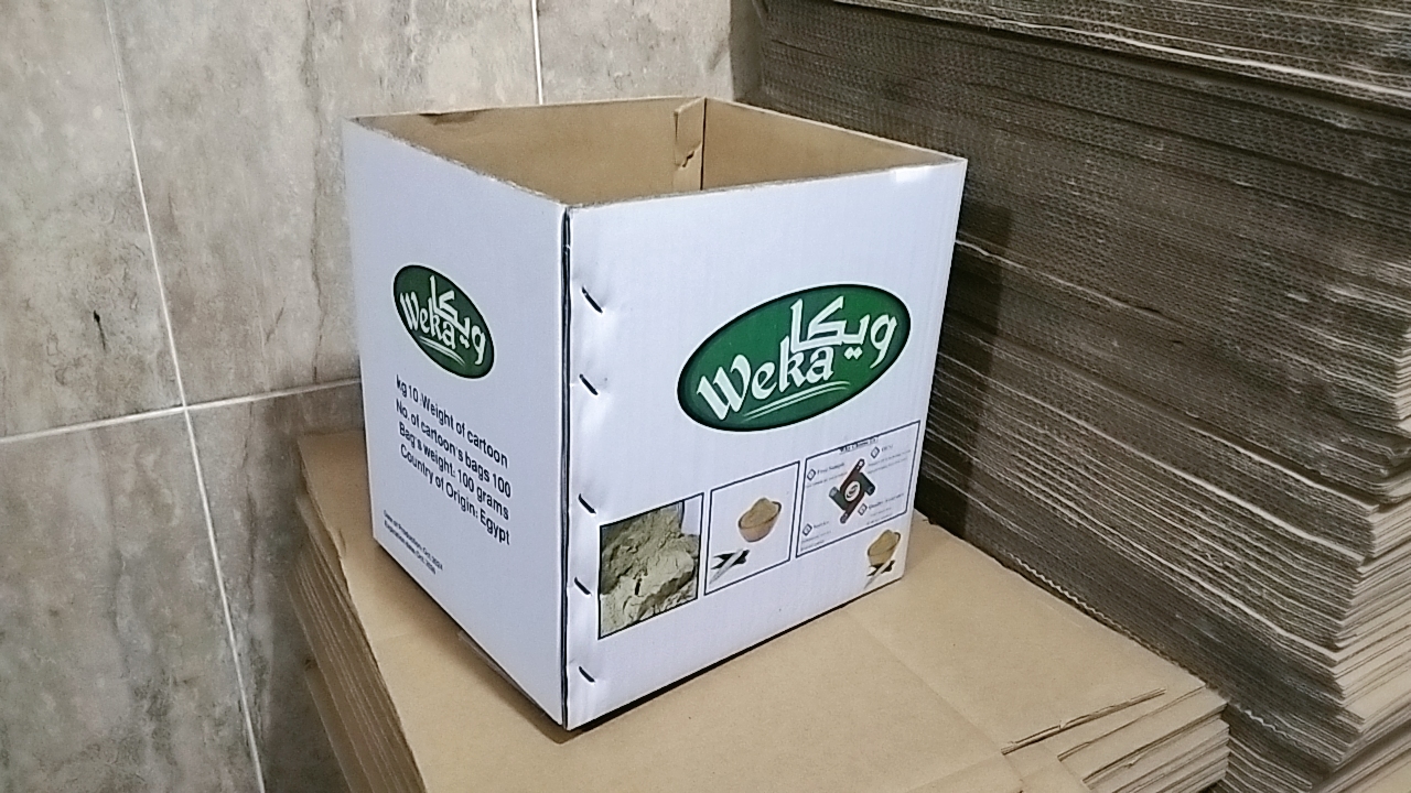 صناديق كرتون تعبئة ويكا البامية (إنتاج سوداني) - حماية فائقة للمحاصيل المجففة - متانة تصديرية - الصورة 4