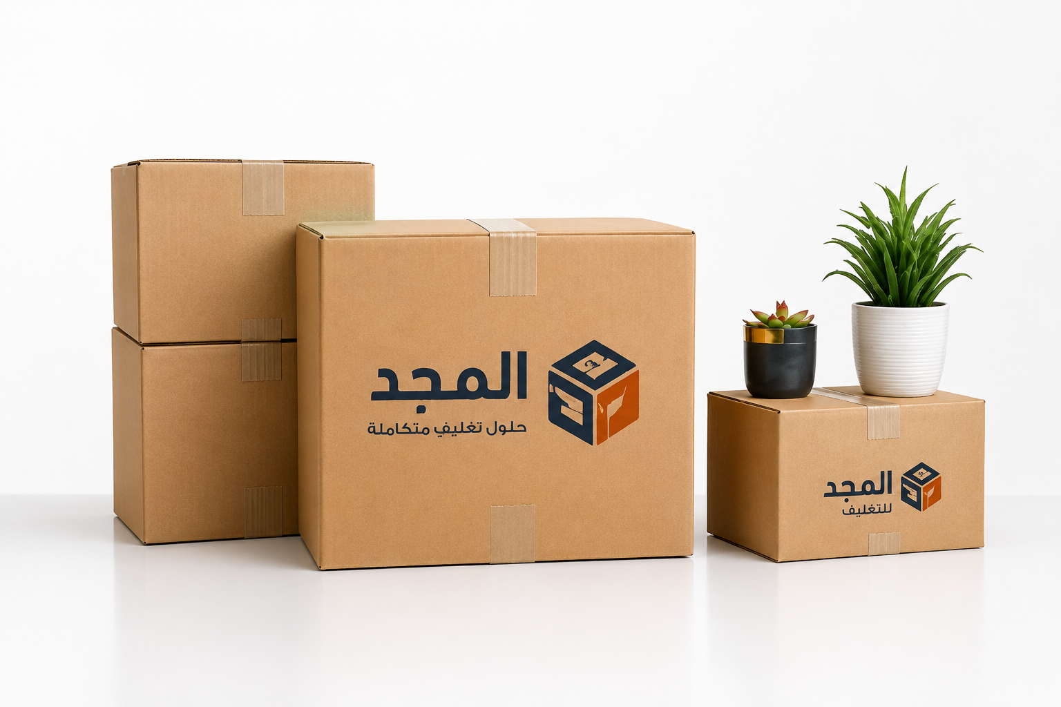 علب كرتون مضلع للتغليف والشحن من مصنع كرتون المجد